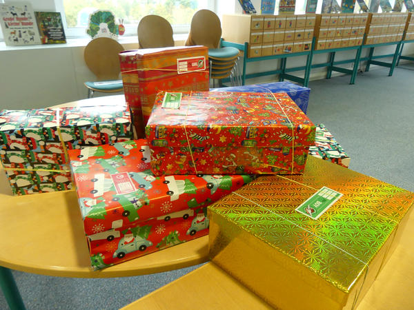 Erfolgreiche Aktion "Weihnachten im Schuhkarton"