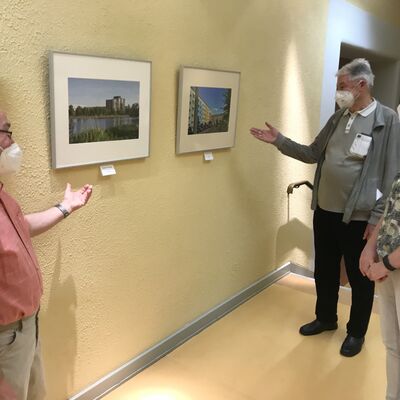 Er�ffnung Flurgalerie im Rathaus Eisenh�ttenstadt