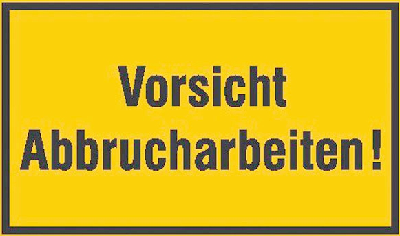 Abbrucharbeiten