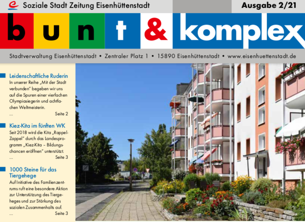 Ausgabe 2/21 der &raquo;bunt & komplex&laquo; 