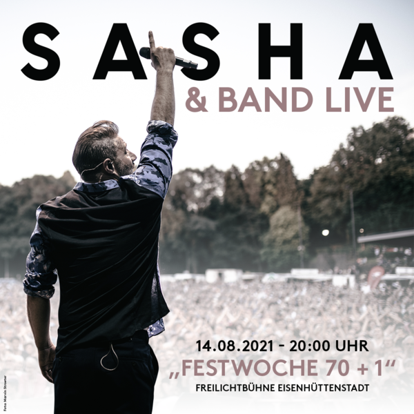 Sasha mit Band kommen nach Eisenhüttenstadt.