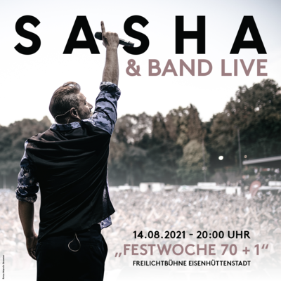 Sasha mit Band kommen nach Eisenh�ttenstadt.
