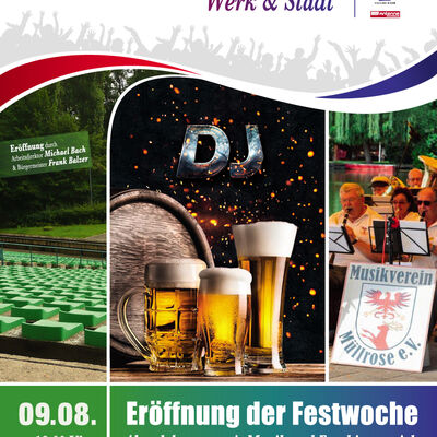 Plakat Jubil�umswoche 