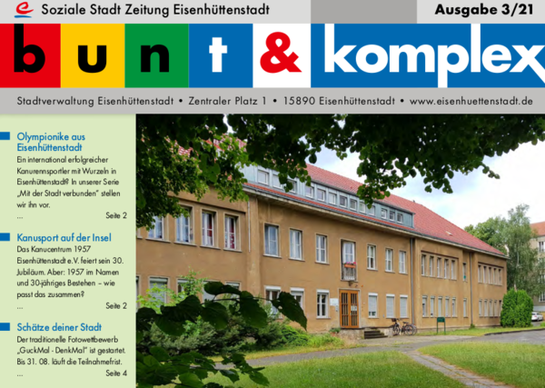 bunt&komplex 3/21 Ausschnitt Titelseite