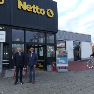 Neuer�ffnung Netto-Markt in der Fr�belringpassage