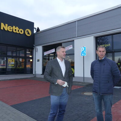 Neuer�ffnung Netto-Markt in der Fr�belringpassage