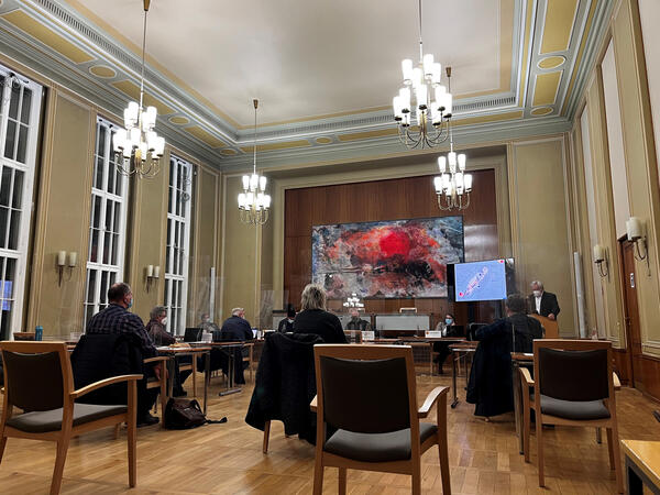 Ausschusssitzung im SVV-Saal