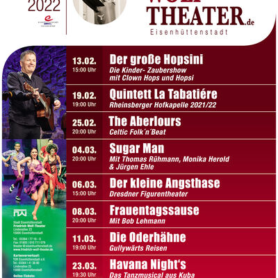 Friwo-Spielplan Februar-M�rz 2022