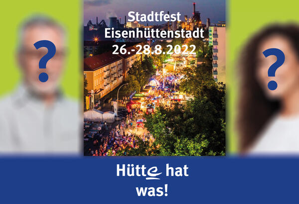 Aufruf Plakatgesichter Stadtfest 2022