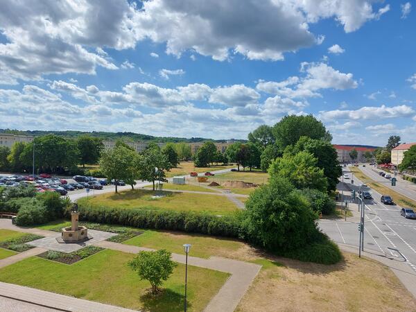 R&uuml;ckbau der Heizkan&auml;le Zentraler Platz