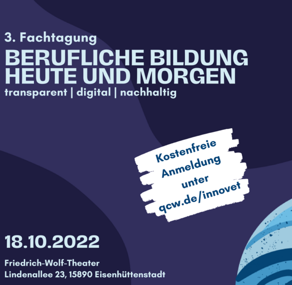 3. Fachtagung InoVET im Friedrich-Wolf-Theater