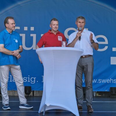 B�rgermeister Stadtwerke Jubil�um