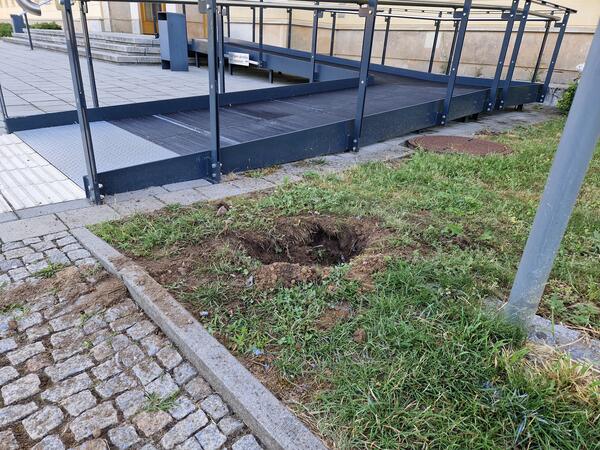 Parkuhr Stadtfest gestohlen