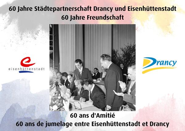 Vertragsunterzeichnung fr die Stdtepartnerschaft am 3.5.1963 im Friedrich-Wolf-Theater in Eisenhttenstadt.