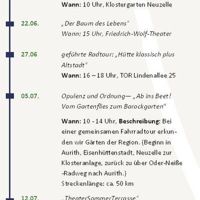 Veranstaltungsempfehlungen zum STADTRADELN