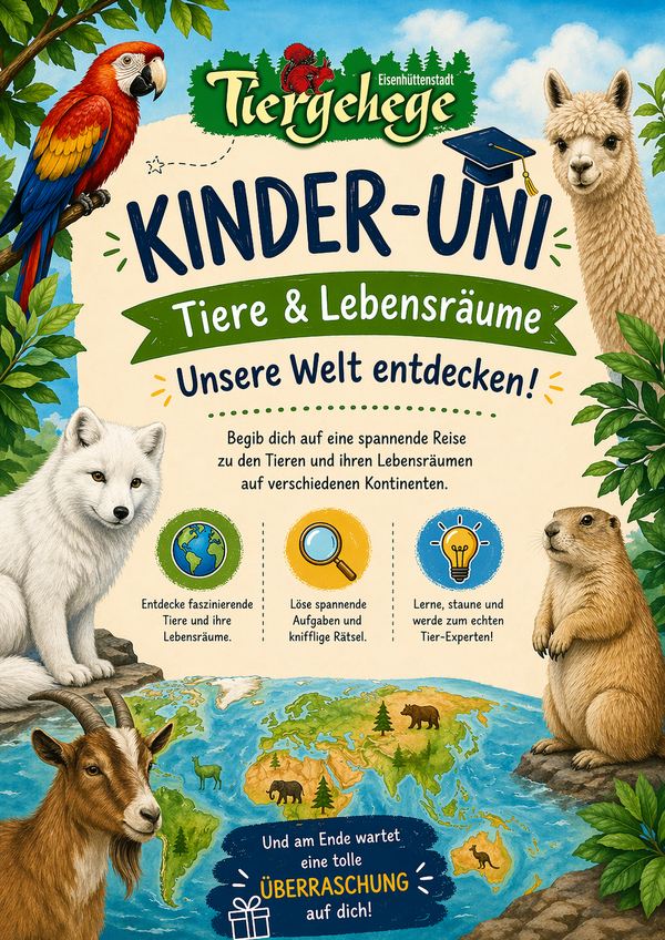 Plakat vom Tiergehege