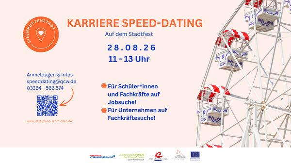 Karrierespeeddating auf dem Riesenrad